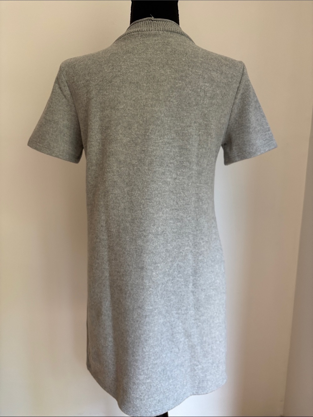 ZARA sweater dress sheathe S gray LIKE NEW - Picture 2 of 3